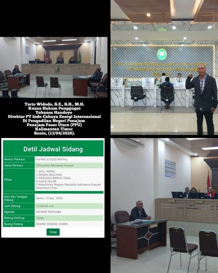 Diduga Dikriminalisasi Penyidik Polda Kepri Hingga Layangkan Gugatan PMH di PN Penajam