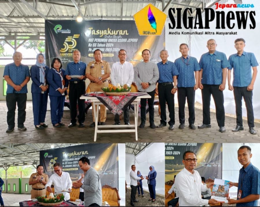 Tasyakuran HUT ke 55 Perumda Aneka Usaha Jepara Berlangsung Sederhana
