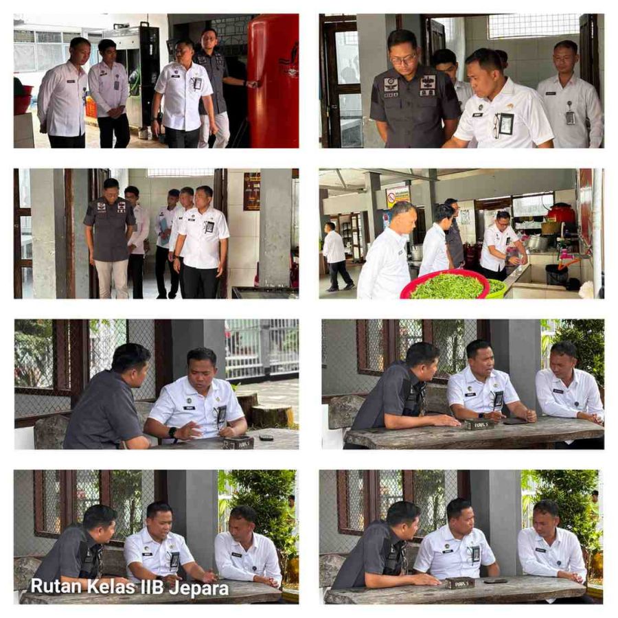 Tegakkan Disiplin dan Standar Layanan, Kabid Kanwil DirjenPAS Jateng Gelar Sidak di Rutan Jepara