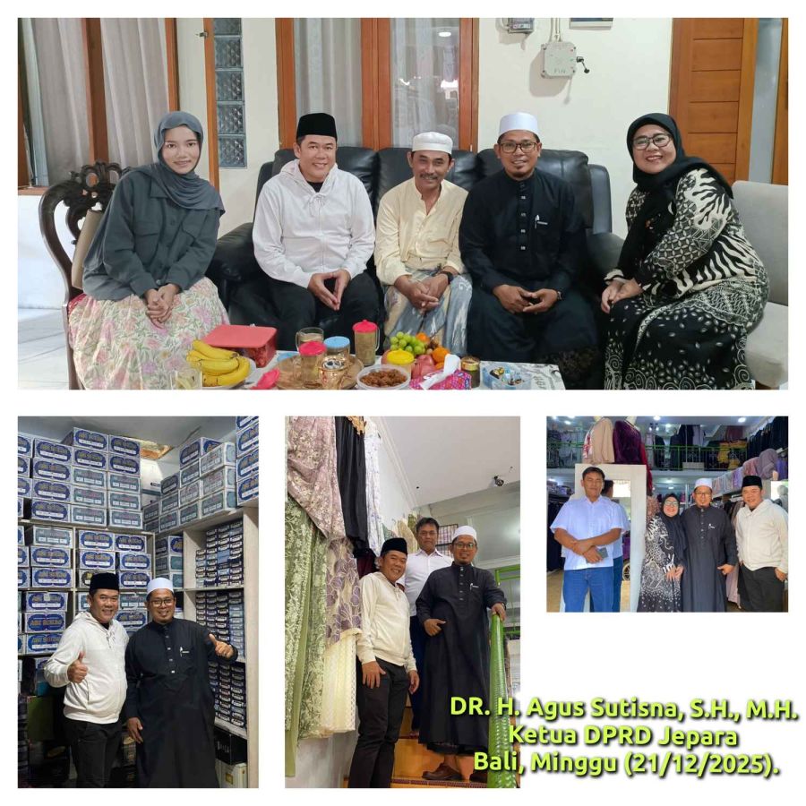 Terinspirasi dengan Perjuangannya, Ketua DPRD Jepara sambangi Ustadz H Ahmad Nawawi di Kuta Bali