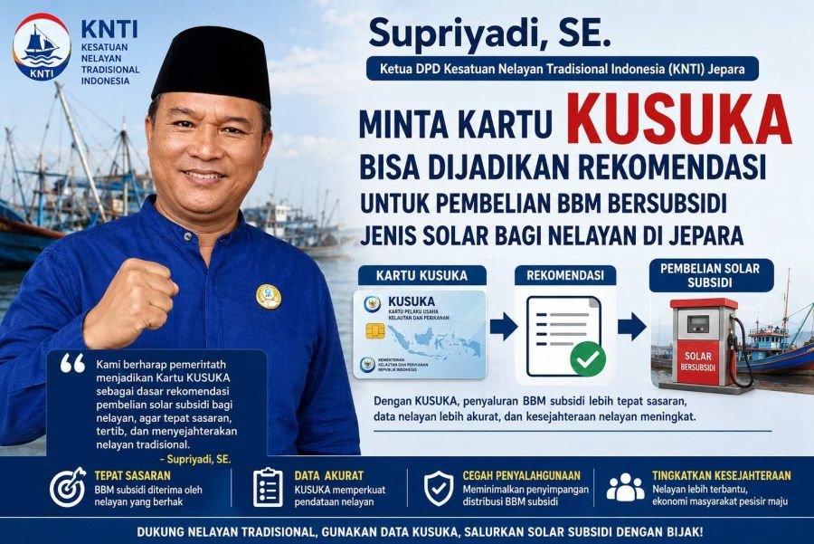 Terkait Pembelian BBM Bersubsidi untuk Nelayan, Kartu KUSUKA bisa Dijadikan Rekomendasi 