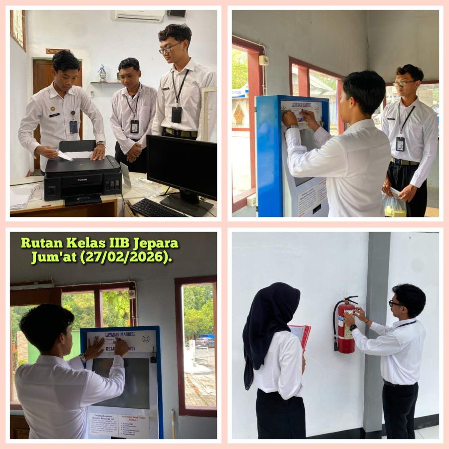 Tertib Administrasi Aset, Rutan Jepara Laksanakan Inventarisasi BMN Bersama Peserta Magang Kemnaker