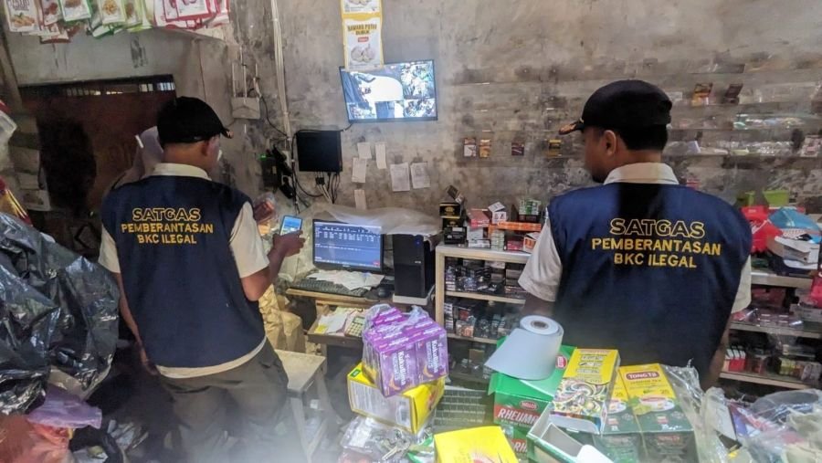 Tim Gabungan Sita Ribuan Batang Rokok Ilegal