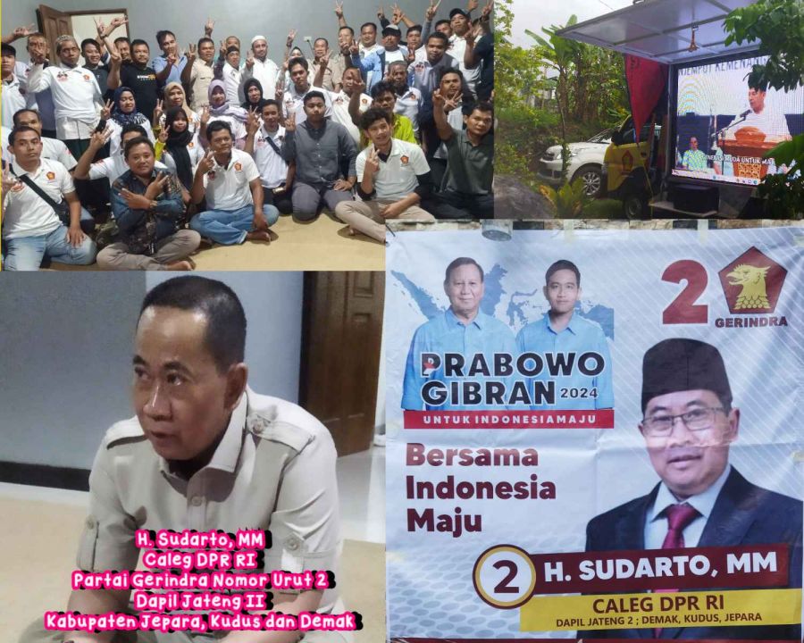 Tim Pemenangan dan Sedulur H. Sudarto Caleg Gerindra DPR RI Dapil Jateng 2 Adakan Konsolidasi