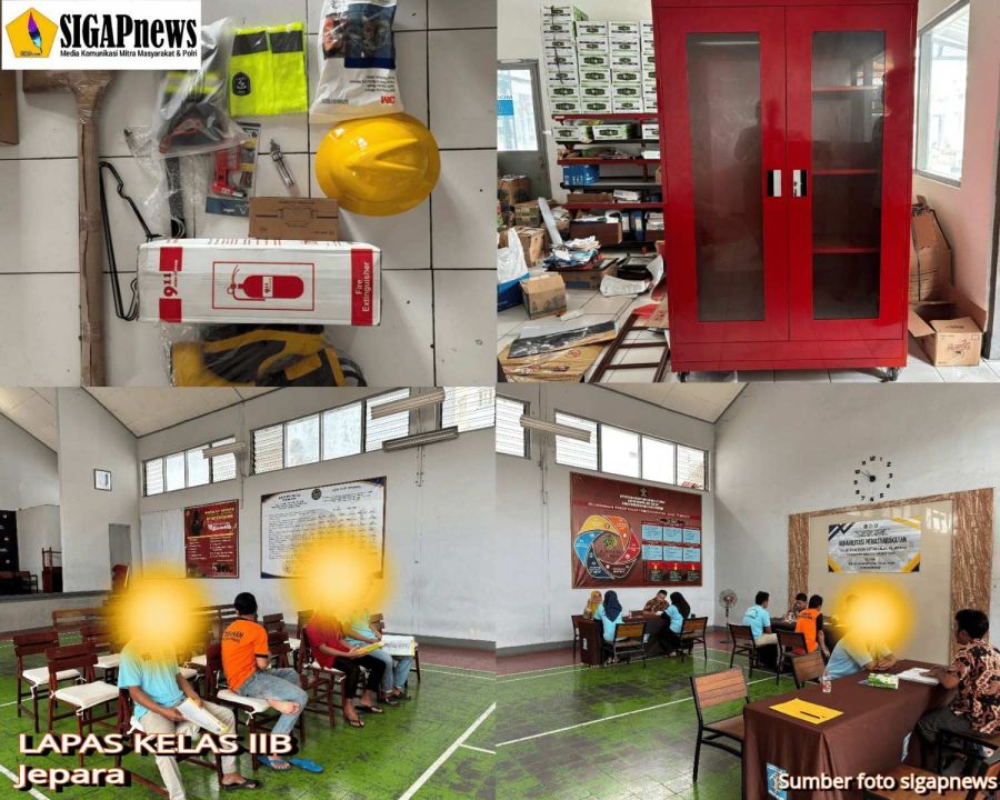Tingkatkan Kesiapsiagaan, Rutan Jepara Dapat Bantuan Peralatan Pemadam dari Ditjenpas