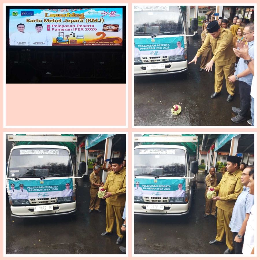 Wabup Jepara bersama HIMKI Jepara Raya Launching KMJ dan Lepas Peserta Pameran IFEX 2026