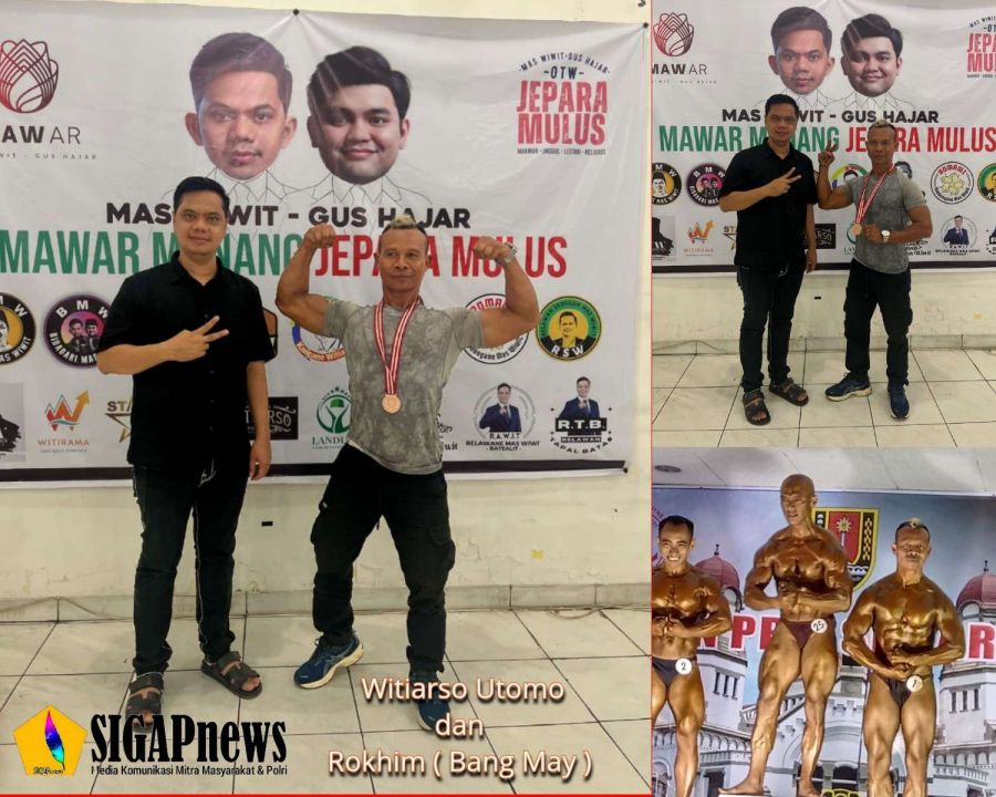 Witiarso Utomo Support Atlet Binaraga Jepara Ikuti Kejuaraan di Semarang