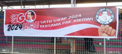 Jokowi Pidato Melalui Audio Sound System Dalam Acara Relawan Plat K di Jepara