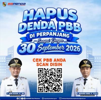 Pemko Pekanbaru Perpanjang Program Hapus Denda Pajak Hingga 30 September